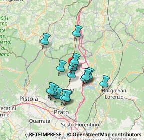 Mappa Via Livio Becheroni, 59024 Vernio PO, Italia (11.2765)