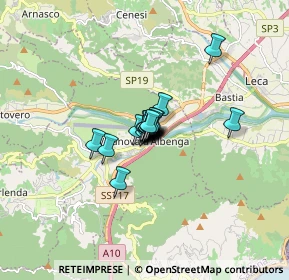 Mappa Via Garibaldi, 17038 Villanova d'Albenga SV, Italia (0.601)
