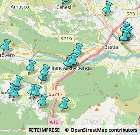 Mappa Via Garibaldi, 17038 Villanova d'Albenga SV, Italia (2.682)