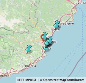 Mappa Via Garibaldi, 17038 Villanova d'Albenga SV, Italia (7.18182)