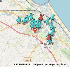 Mappa Via Quintino Quagliati, 47923 Rimini RN, Italia (1.414)