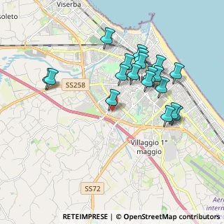 Mappa Via Quintino Quagliati, 47923 Rimini RN, Italia (1.89053)