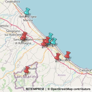 Mappa Via Quintino Quagliati, 47923 Rimini RN, Italia (6.28)