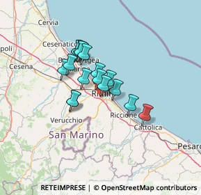 Mappa Via Quintino Quagliati, 47923 Rimini RN, Italia (9.42706)