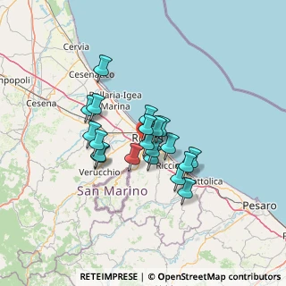 Mappa Via Quintino Quagliati, 47923 Rimini RN, Italia (9.946)