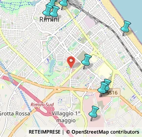 Mappa Via Giovanni Fantoni, 47923 Rimini RN, Italia (1.42833)