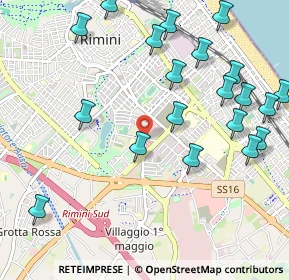 Mappa Via Giovanni Fantoni, 47923 Rimini RN, Italia (1.2715)