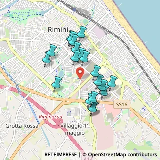 Mappa Via Giovanni Fantoni, 47923 Rimini RN, Italia (0.773)