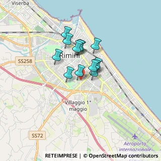 Mappa Via Giovanni Fantoni, 47923 Rimini RN, Italia (1.17231)