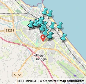 Mappa Via Giovanni Fantoni, 47923 Rimini RN, Italia (1.31722)