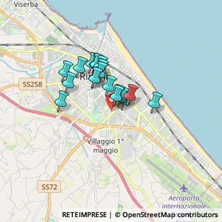 Mappa Via Flaminia Conca, 47923 Rimini RN, Italia (1.22211)