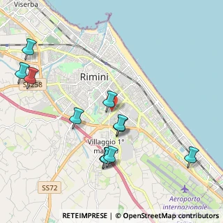 Mappa Via Flaminia Conca, 47923 Rimini RN, Italia (2.34364)
