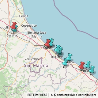 Mappa Via Flaminia Conca, 47923 Rimini RN, Italia (15.24571)
