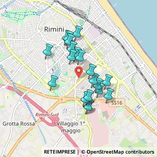 Mappa Via Flaminia Conca, 47923 Rimini RN, Italia (0.768)