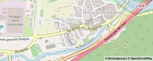 Mappa Villanova d’Albenga