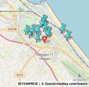 Mappa Via Marino Moretti, 47923 Rimini RN, Italia (1.32385)