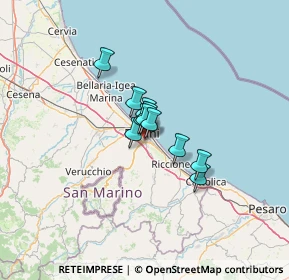 Mappa Via Marino Moretti, 47923 Rimini RN, Italia (6.58)