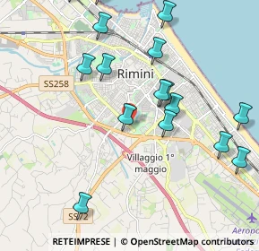 Mappa Viale Euterpe, 47923 Rimini RN, Italia (2.32688)