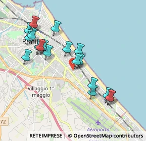 Mappa Viale Rimembranze, 47924 Rimini RN, Italia (1.97105)