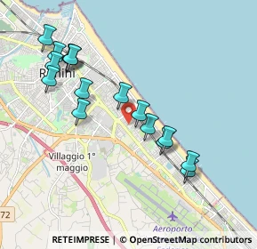 Mappa Viale Rimembranze, 47924 Rimini RN, Italia (1.99063)