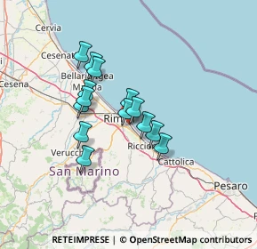 Mappa Viale Rimembranze, 47924 Rimini RN, Italia (10.24286)