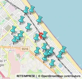 Mappa Via Bernardo Davanzati, 47924 Rimini RN, Italia (1.018)