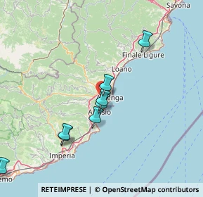 Mappa Via Manfro e Merlini, 17031 Albenga SV, Italia (21.85545)