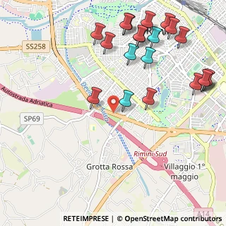 Mappa Via Circonvallazione Nuova, 47923 Rimini RN, Italia (1.2755)