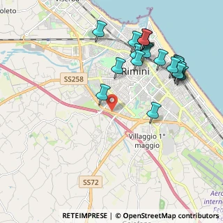 Mappa Via Circonvallazione Nuova, 47923 Rimini RN, Italia (2.3395)