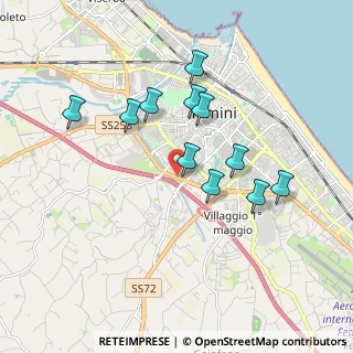 Mappa Via Circonvallazione Nuova, 47923 Rimini RN, Italia (1.67182)