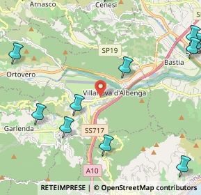 Mappa 17038 Villanova D'albenga SV, Italia (3.20333)