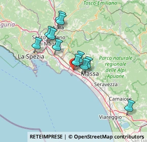Mappa Viale XX Settembre, 54036 Marina di Carrara MS, Italia (12.96818)