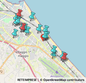 Mappa Via Atto Vannucci, 47924 Rimini RN, Italia (1.98842)