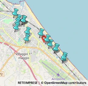 Mappa Via Atto Vannucci, 47924 Rimini RN, Italia (2.0125)