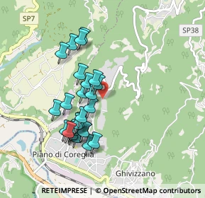 Mappa Via Santa Lucia, 55025 Coreglia Antelminelli LU, Italia (0.86429)