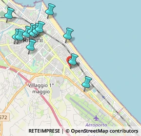 Mappa Viale delle Rimembranze, 47924 Rimini RN, Italia (2.56308)