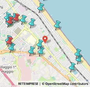 Mappa Viale delle Rimembranze, 47924 Rimini RN, Italia (1.4305)