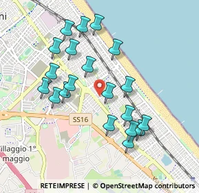 Mappa Viale delle Rimembranze, 47924 Rimini RN, Italia (0.931)