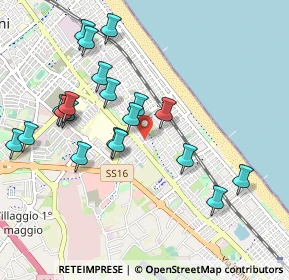 Mappa Viale delle Rimembranze, 47924 Rimini RN, Italia (1.032)