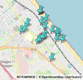 Mappa Viale delle Rimembranze, 47924 Rimini RN, Italia (0.7595)