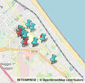 Mappa Viale delle Rimembranze, 47924 Rimini RN, Italia (0.932)