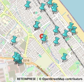 Mappa Viale delle Rimembranze, 47924 Rimini RN, Italia (0.6215)