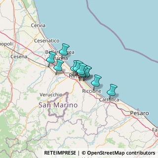 Mappa Via Scrivia, 47923 Rimini RN, Italia (6.56636)