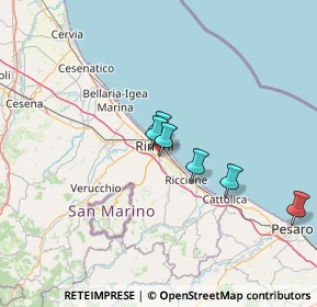 Mappa Via Scrivia, 47923 Rimini RN, Italia (33.34)
