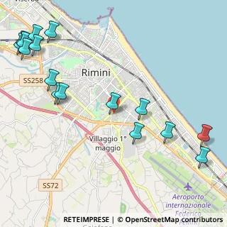 Mappa Via Scrivia, 47923 Rimini RN, Italia (3.02063)