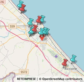 Mappa Via Filippo Turati, 47923 Rimini RN, Italia (3.77643)