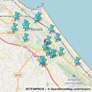 Mappa Via Filippo Turati, 47923 Rimini RN, Italia (1.935)