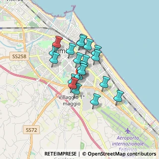 Mappa Via Filippo Turati, 47923 Rimini RN, Italia (1.2055)