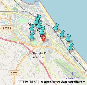 Mappa Via Filippo Turati, 47923 Rimini RN, Italia (1.4725)