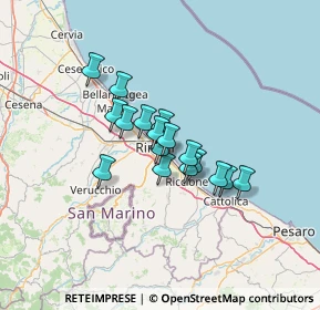 Mappa Via Filippo Turati, 47923 Rimini RN, Italia (8.97941)